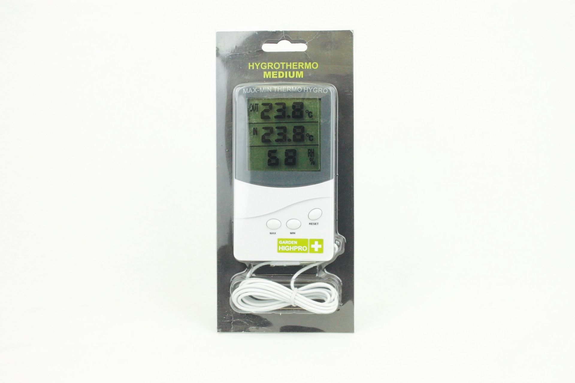 THERMOMETER/HYGROMETER WITH PROBE STANDARD