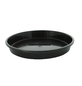 ROUND SAUCER (BLACK)