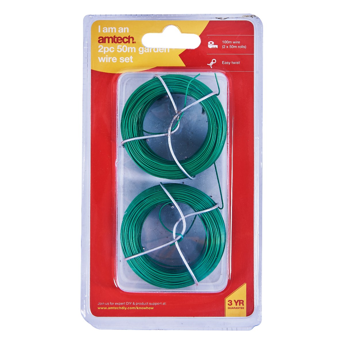 GARDEN WIRE 100 M (2 X 50 M ROLLS)