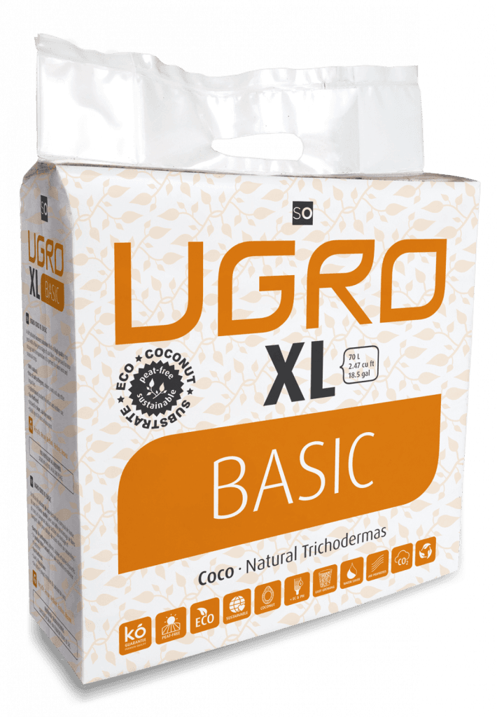 UGro XL Basic 70L pressed coco coir block